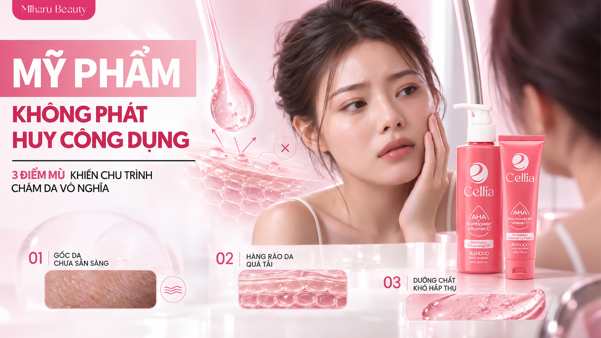 Dùng mỹ phẩm không hiệu quả? 5 sai lầm chăm da thường gặp