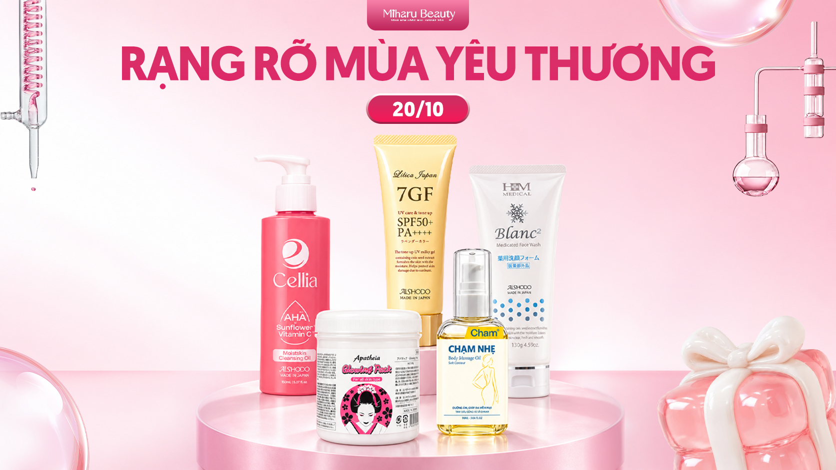 Chương trình ưu đãi tháng 10: Rạng rỡ mùa yêu thương - Mừng ngày Phụ nữ Việt Nam 20/10