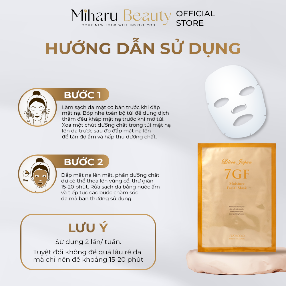 hướng dẫn sử dụng mặt nạ mặt 7gf