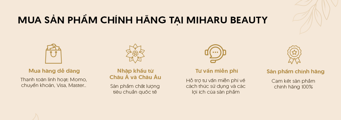 Mua sản phẩm chính hãng tại MIHARU BEAUTY