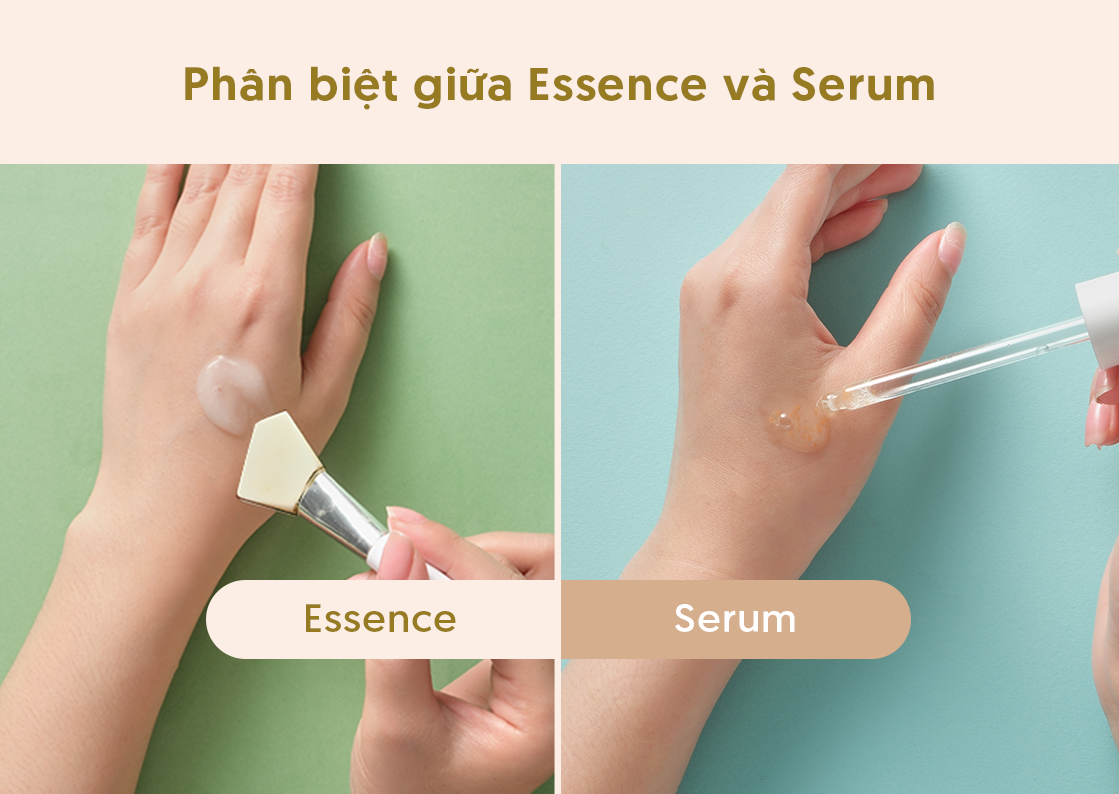 Phân biệt giữa Essence và Serum