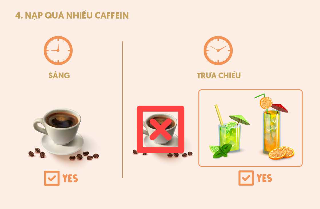 Thói quen uống quá nhiều cà phê và ảnh hưởng đến làn da