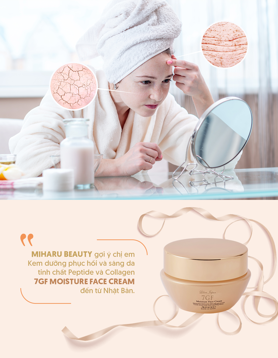 Lười dưỡng ẩm khiến da nhanh xuống cấp