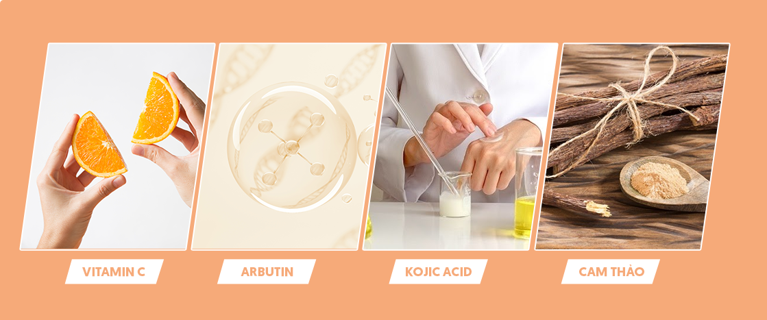 Một số chất điều trị chứng tăng sắc tố da