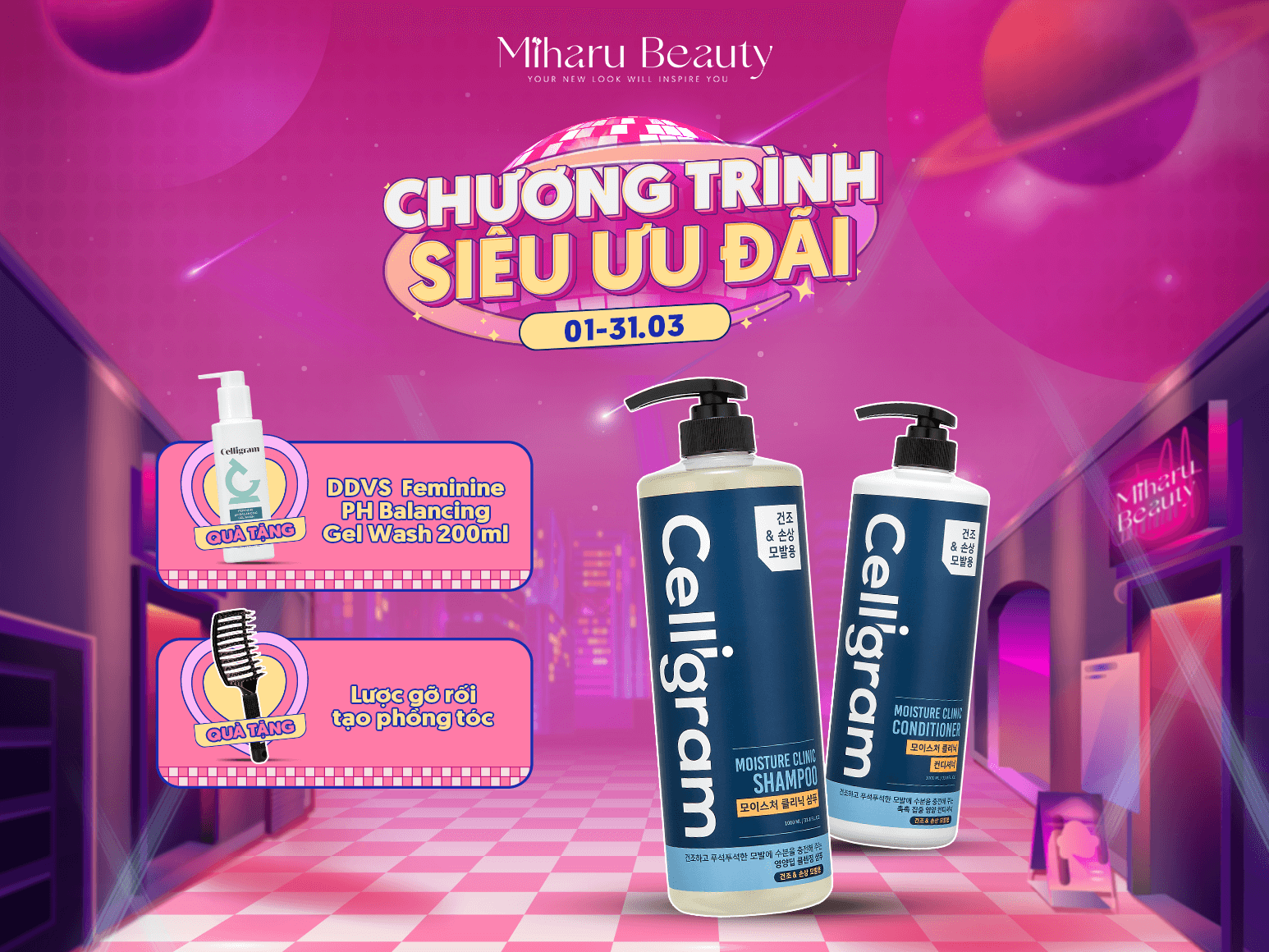 Chương trình siêu ưu đãi cho bộ đôi gội xả