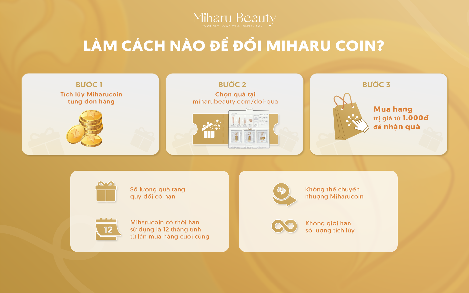 Làm thế nào để đổi Miharu coin