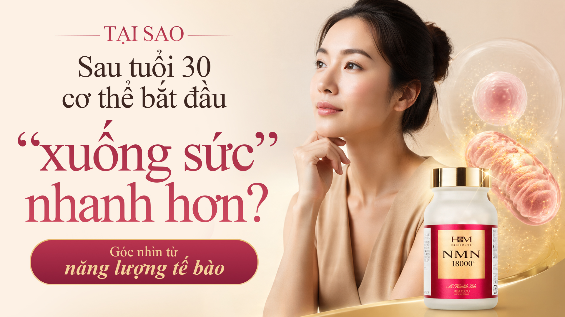 Tại sao sau tuổi 30 cơ thể bắt đầu 