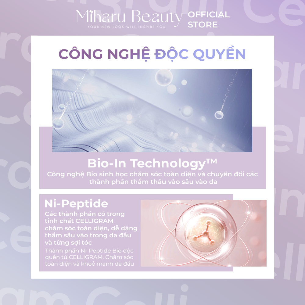 công nghệ độc quyền của celligram