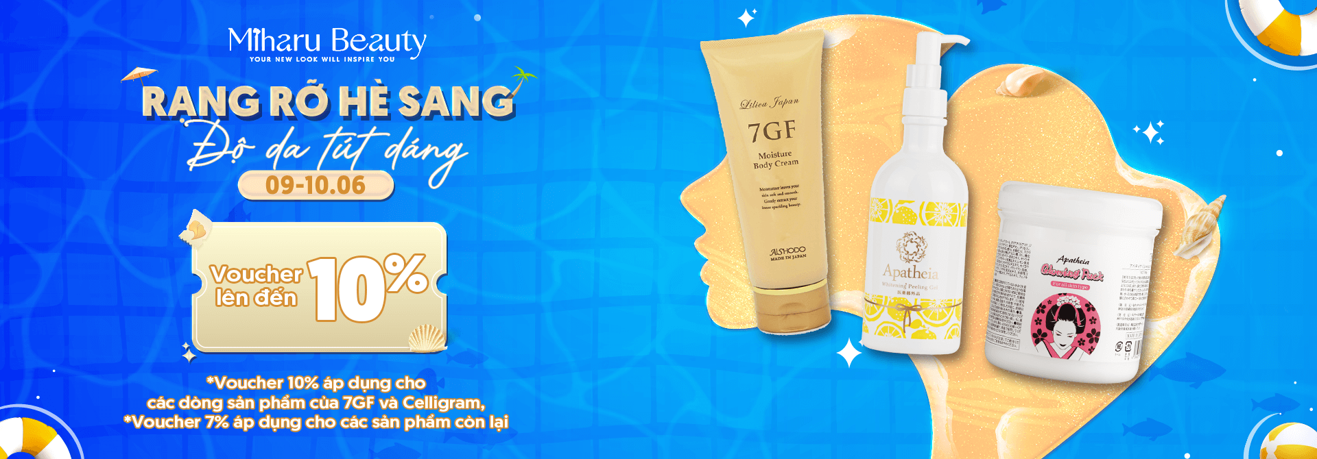 RẠNG RỠ HÈ SANG - VOUCHER LÊN TỚI 10%