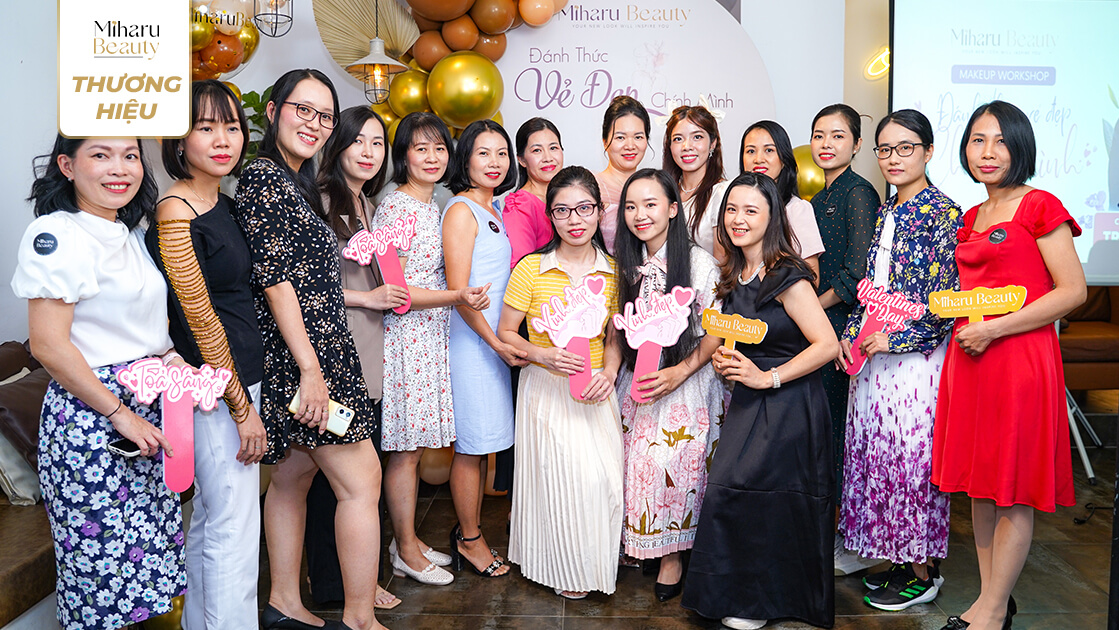 PHỤ NỮ MIHARU BEAUTY TỎA SÁNG TRONG BUỔI WORKSHOP “ĐÁNH THỨC VẺ ĐẸP CHÍNH MÌNH”