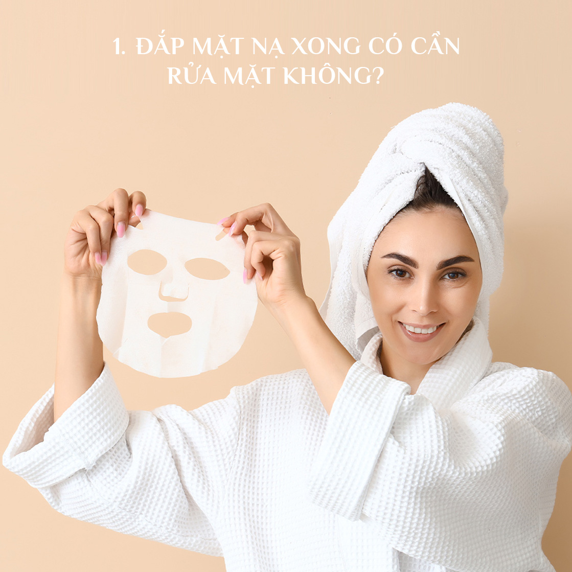 Đắp mặt nạ xong có cần rửa mặt không?