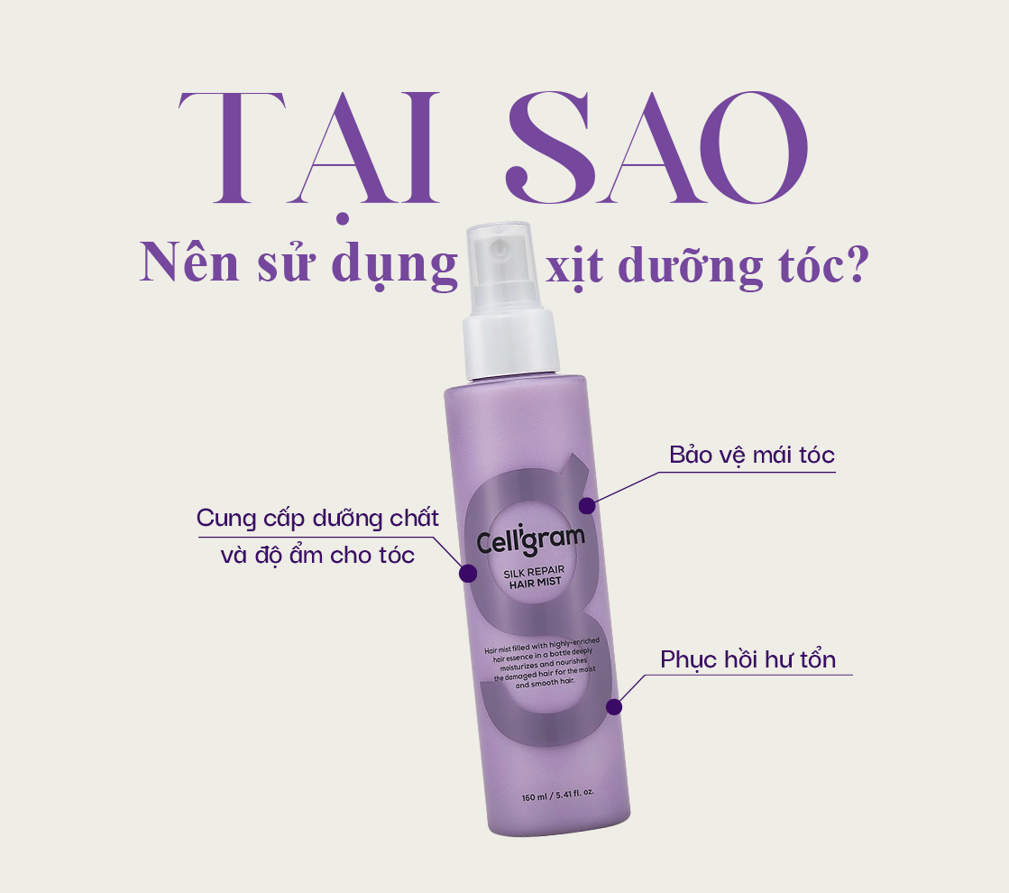 Tại sao nên sử dụng xịt dưỡng tóc?