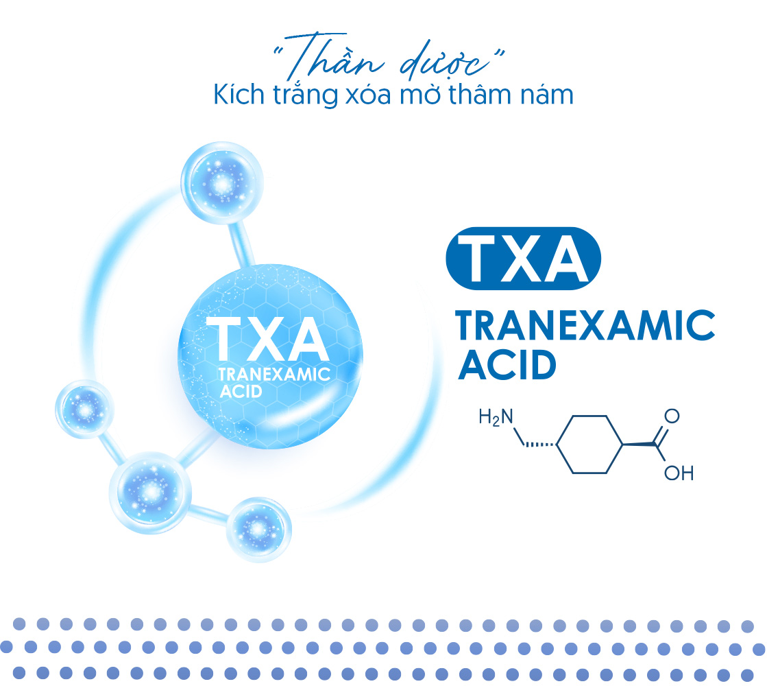 thần dược kích trắng xóa mờ thâm nám