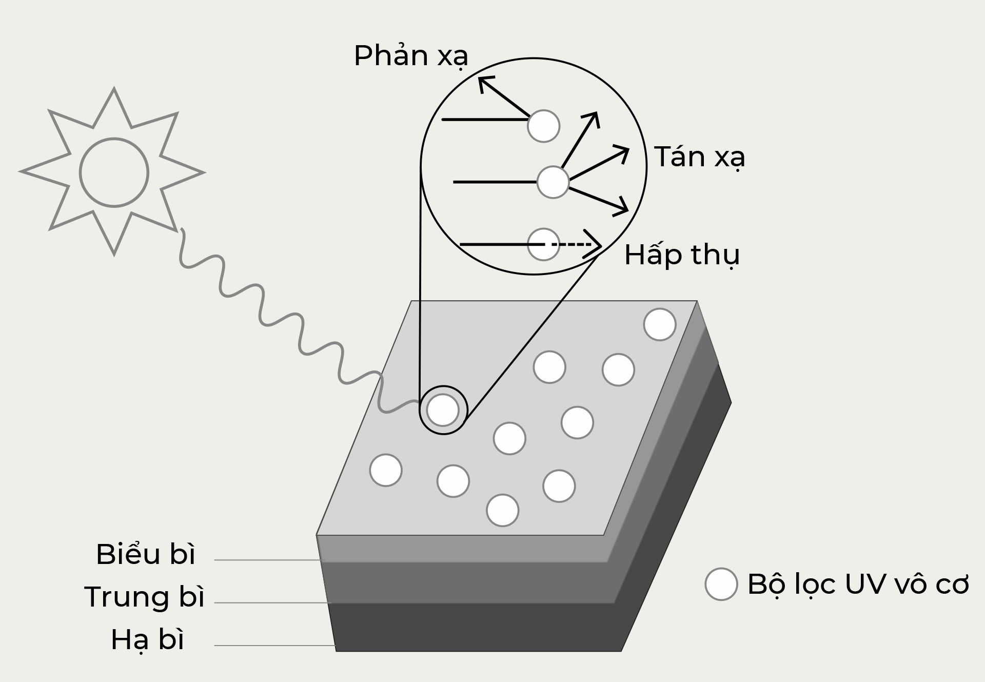 Màng lọc chống nắng vật lý