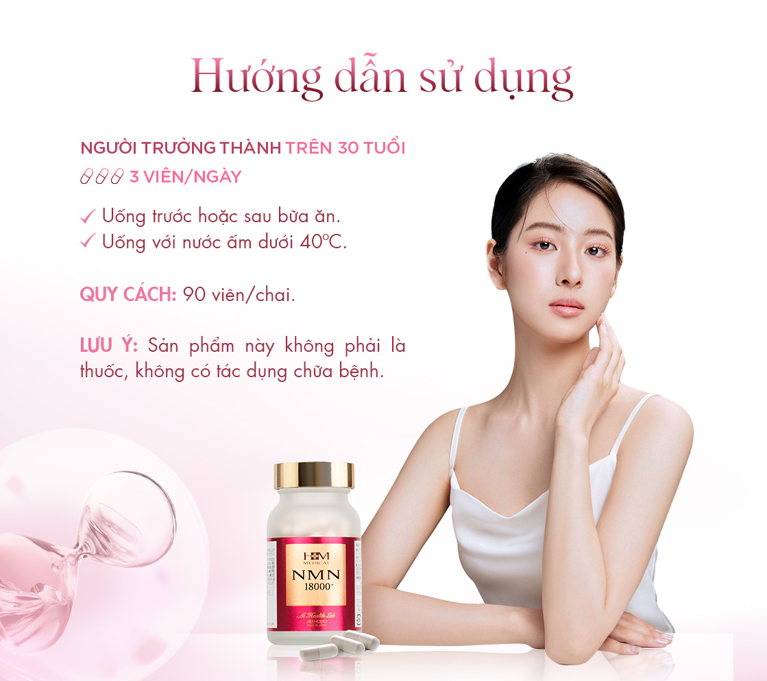 Hướng dẫn sử dụng của HM Medical NMN 18000+