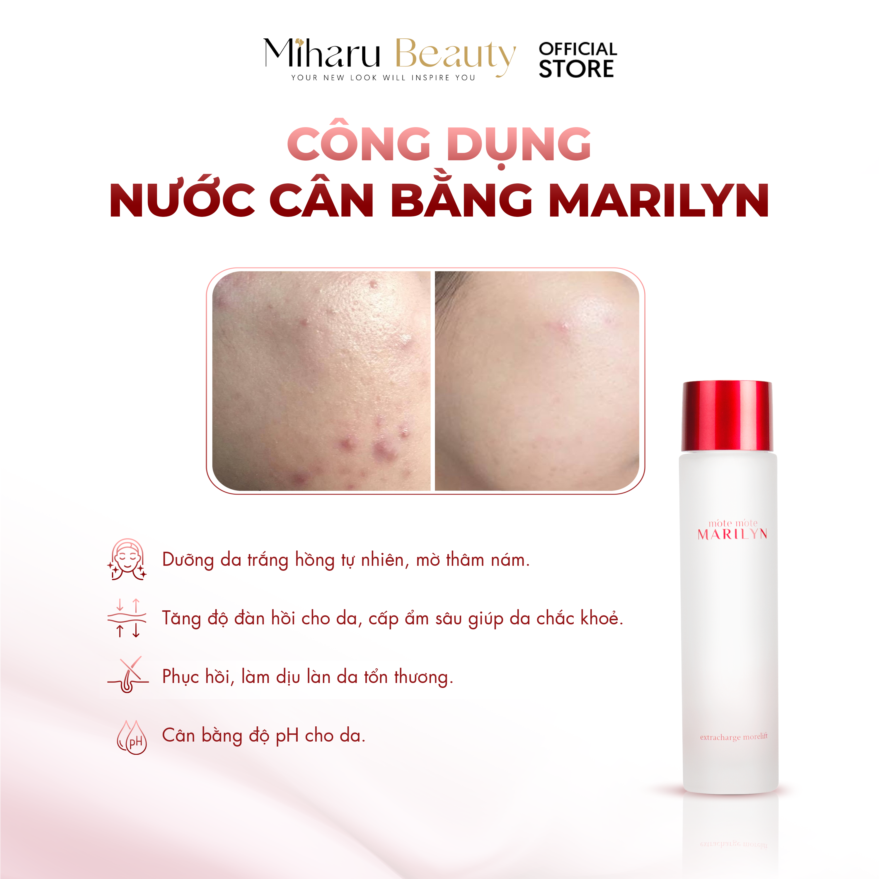 Công dụng nước cân bằng Marilyn