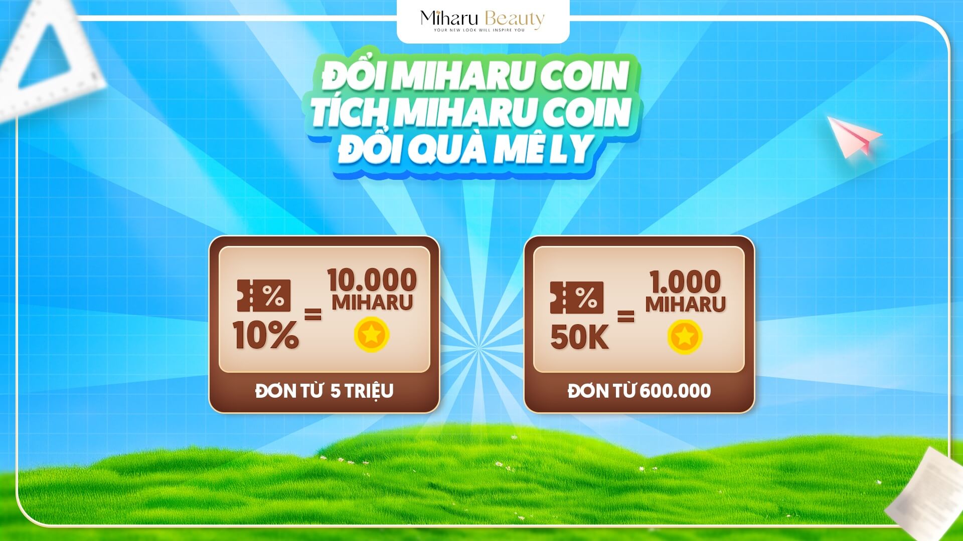 Đổi Miharu Coin sang voucher
