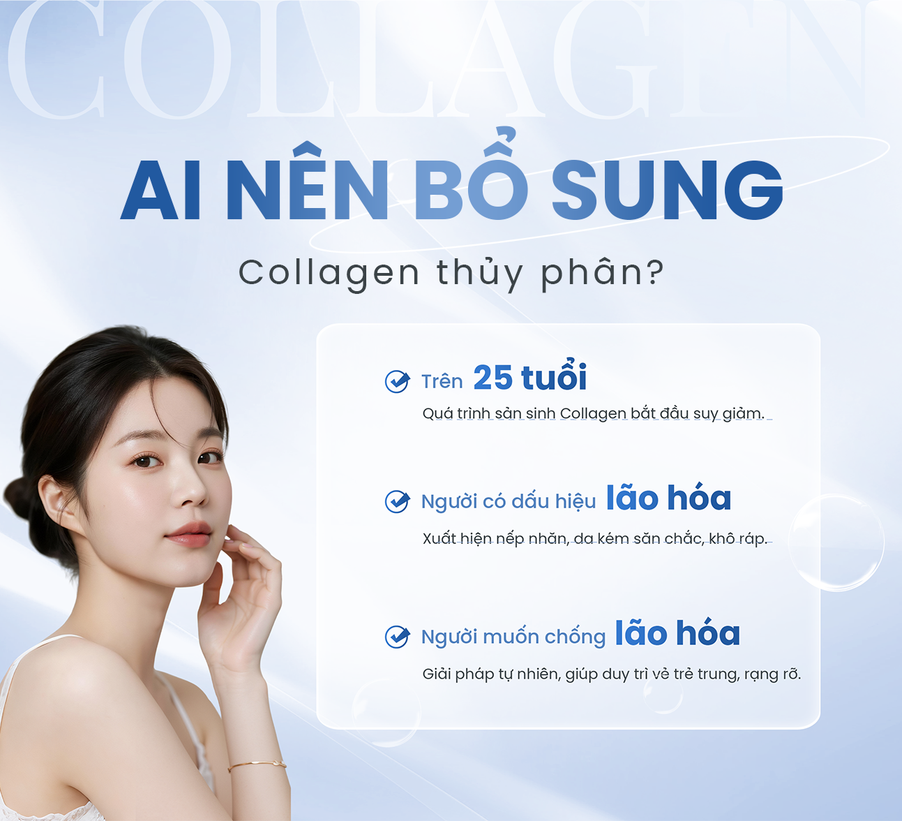 Ai nên bổ sung collagen thủy phân?