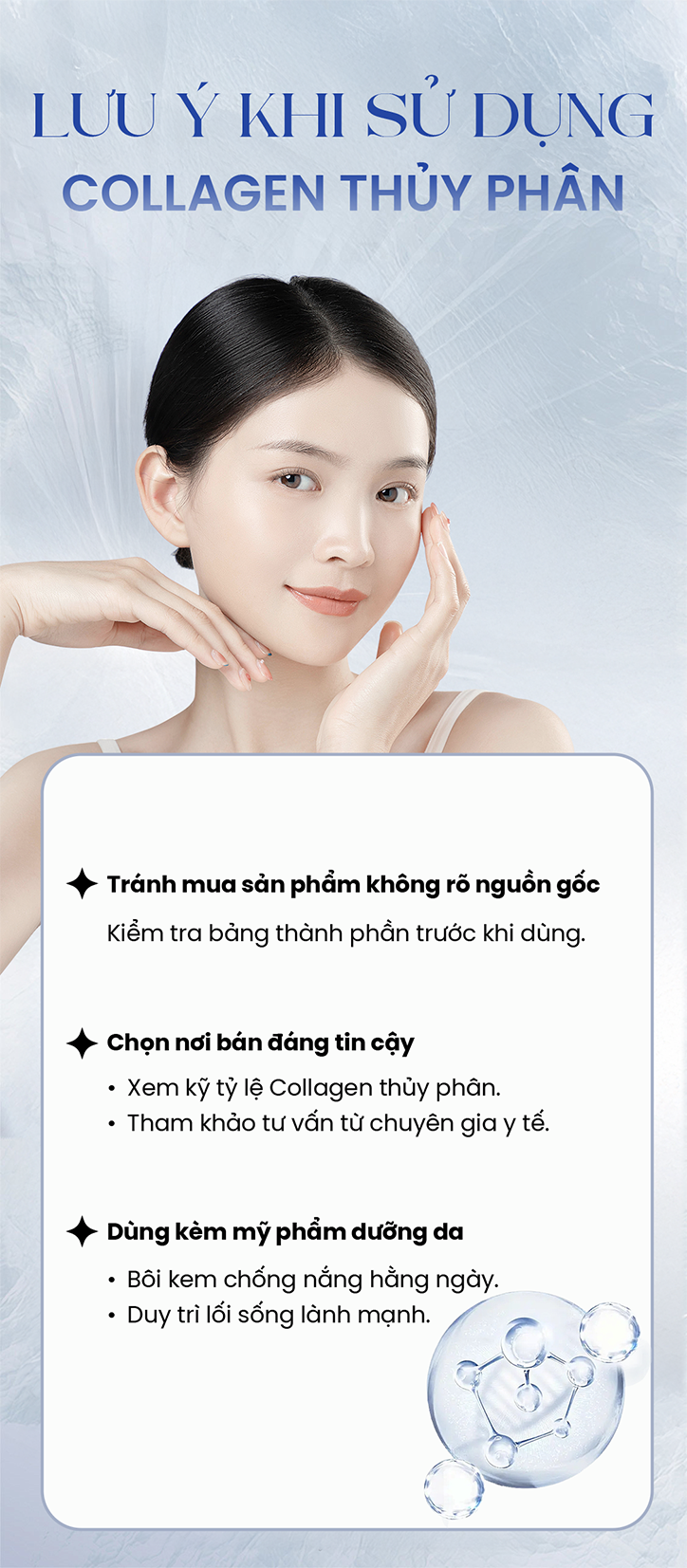 Lưu ý khi sử dụng Collagen thủy phân