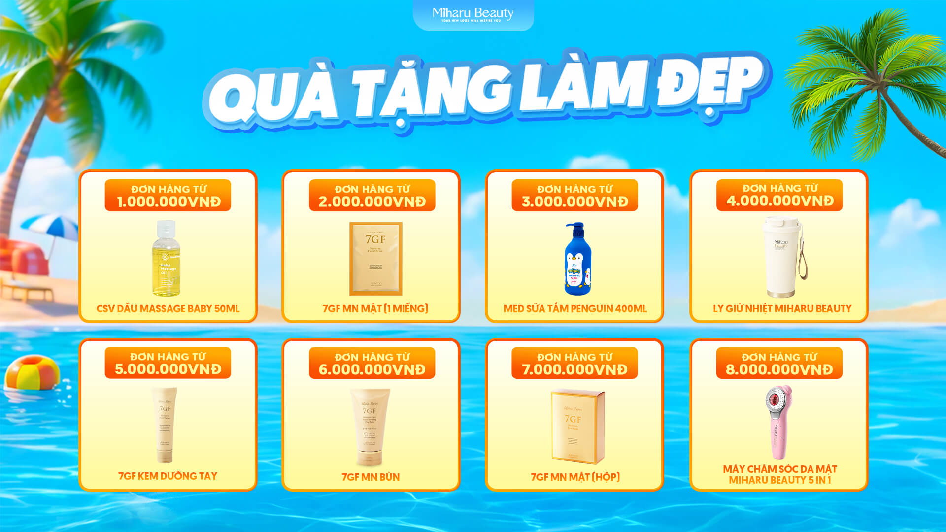 Quà tặng theo giá trị đơn hàng