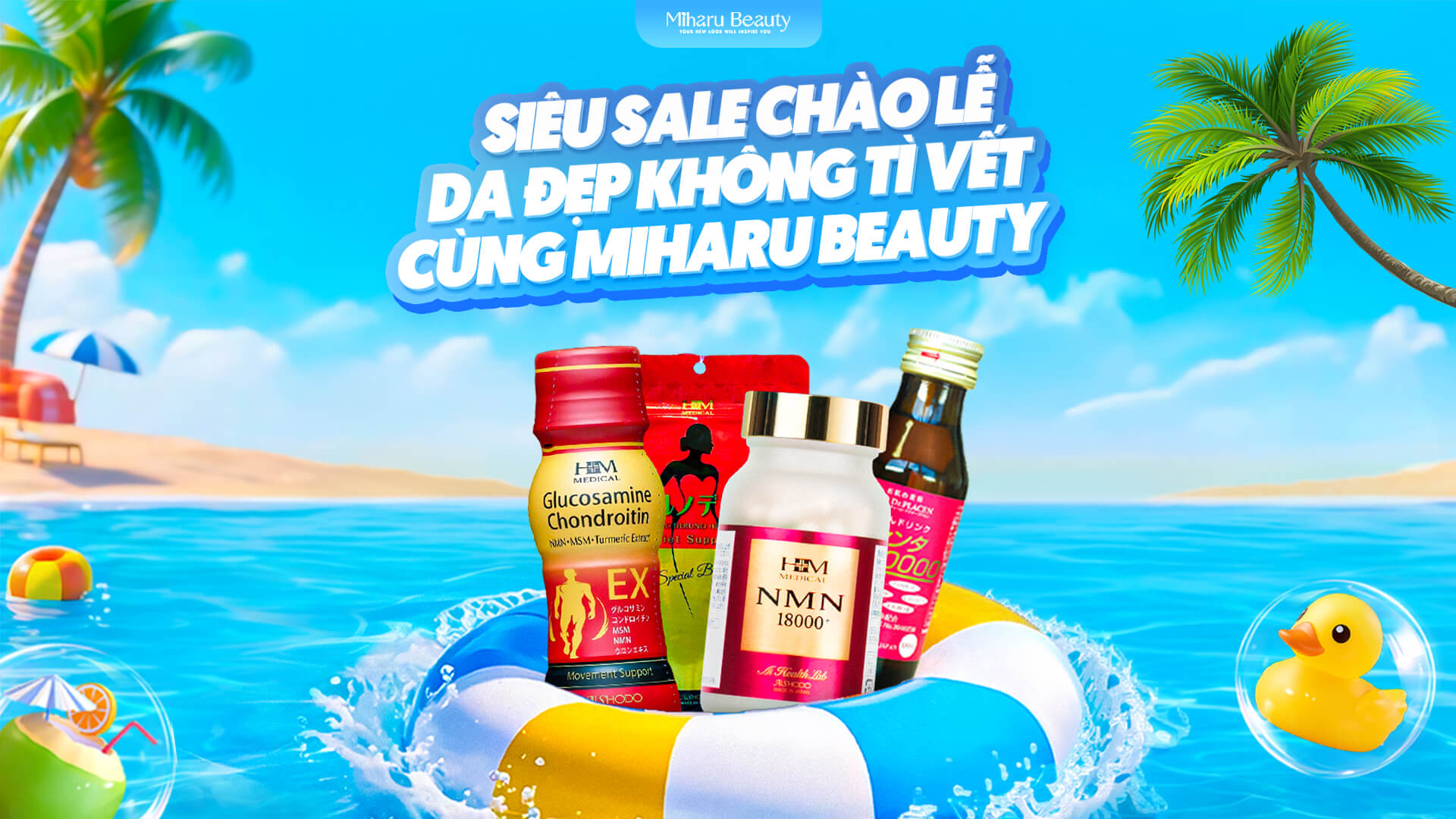 Tháng 4: Siêu sale chào lễ - Da đẹp không tì vết cùng Miharu Beauty