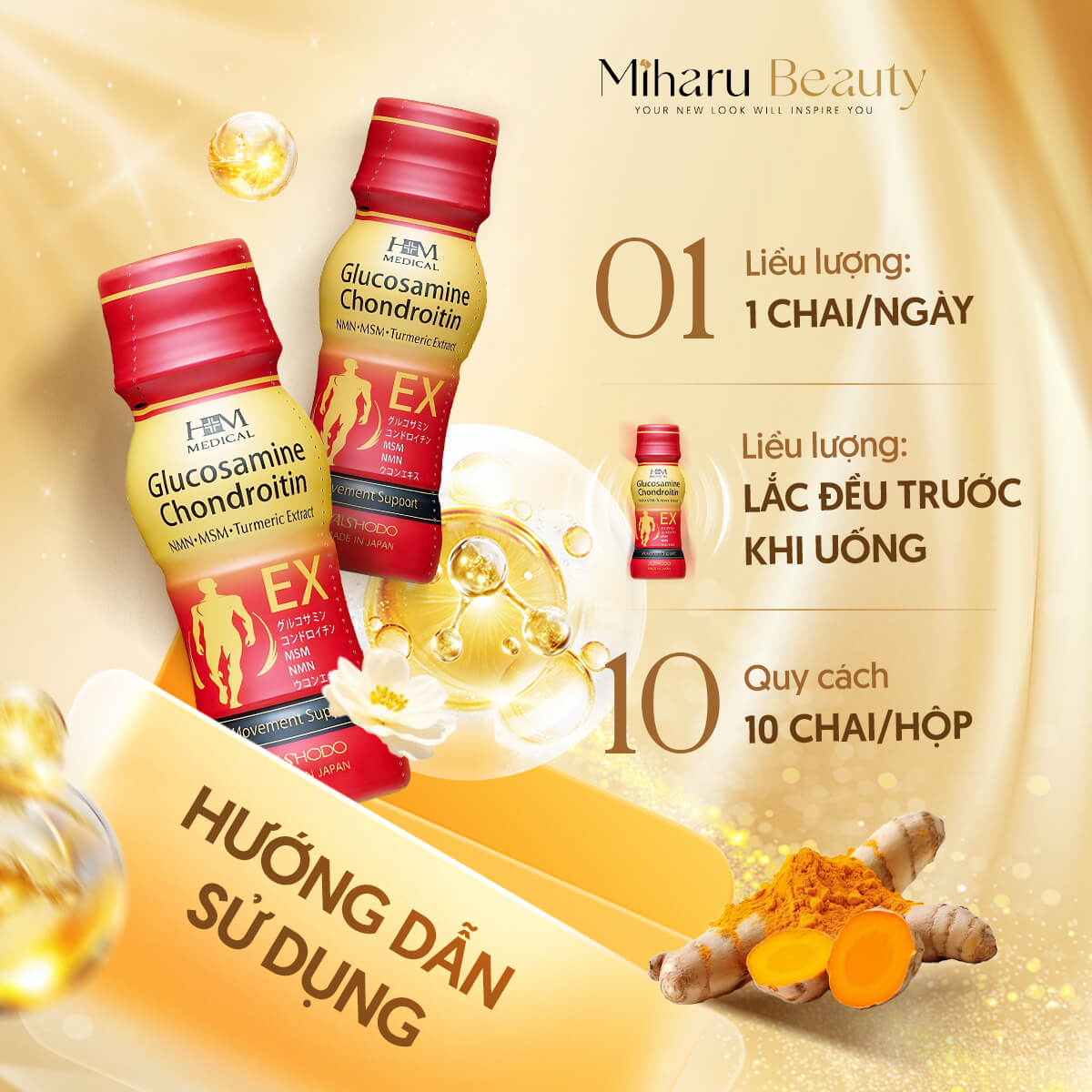 Nước uống xương khớp Glucosamine Chondroitin