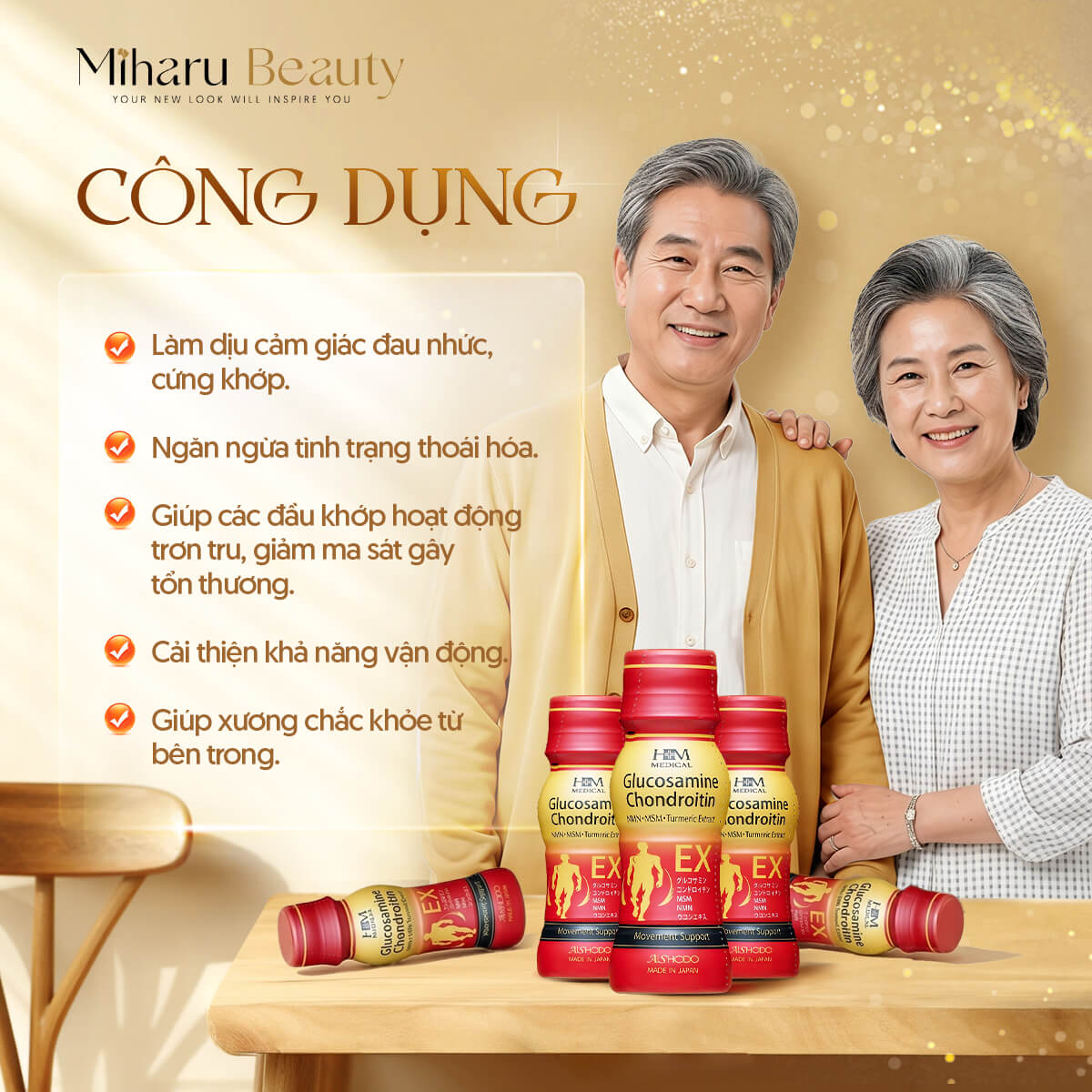 Nước uống xương khớp Glucosamine Chondroitin