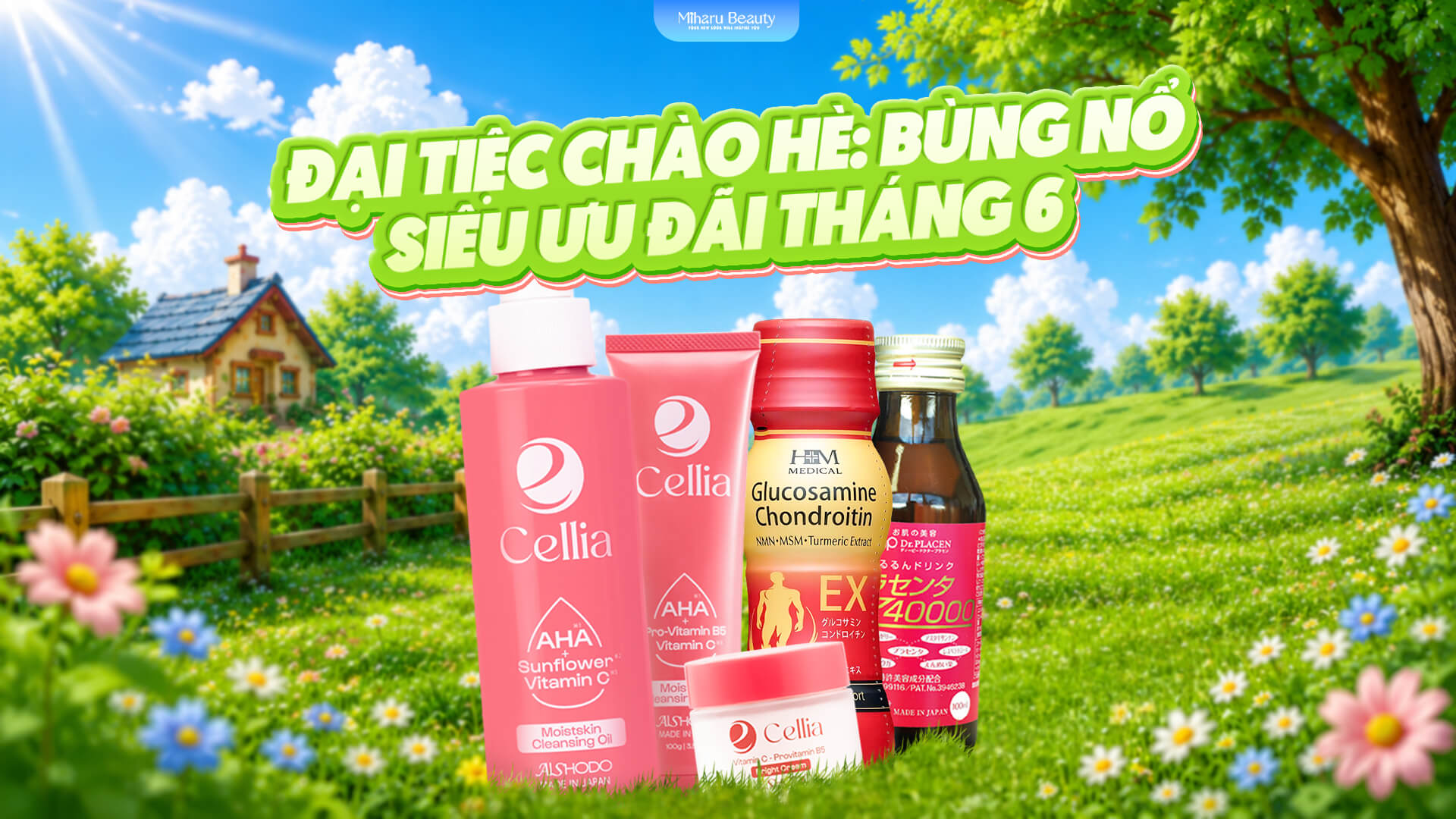 Đại tiệc chào hè: Bùng nổ siêu ưu đãi tháng 6 độc quyền tại website Miharu Beauty