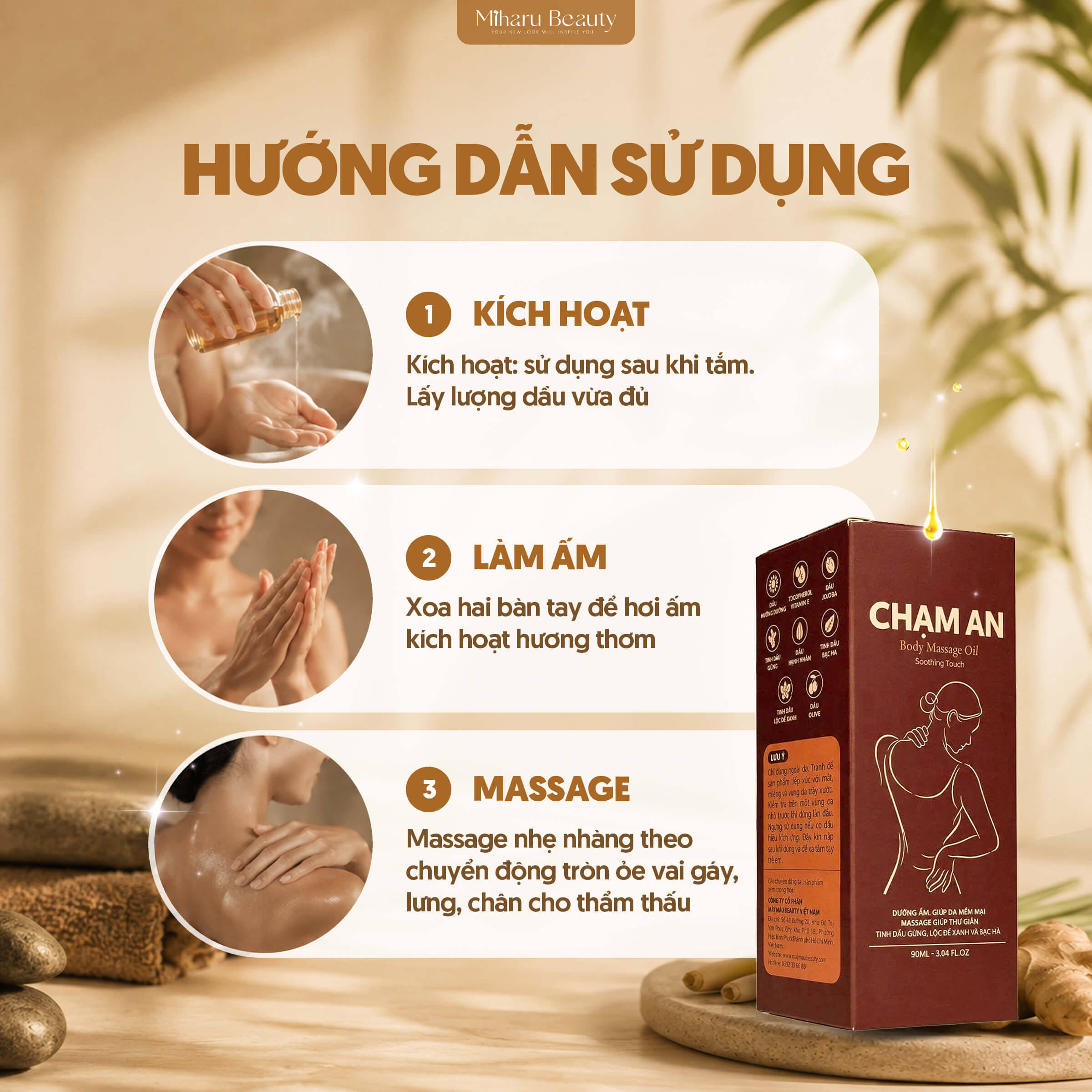 Dầu massage Chạm An