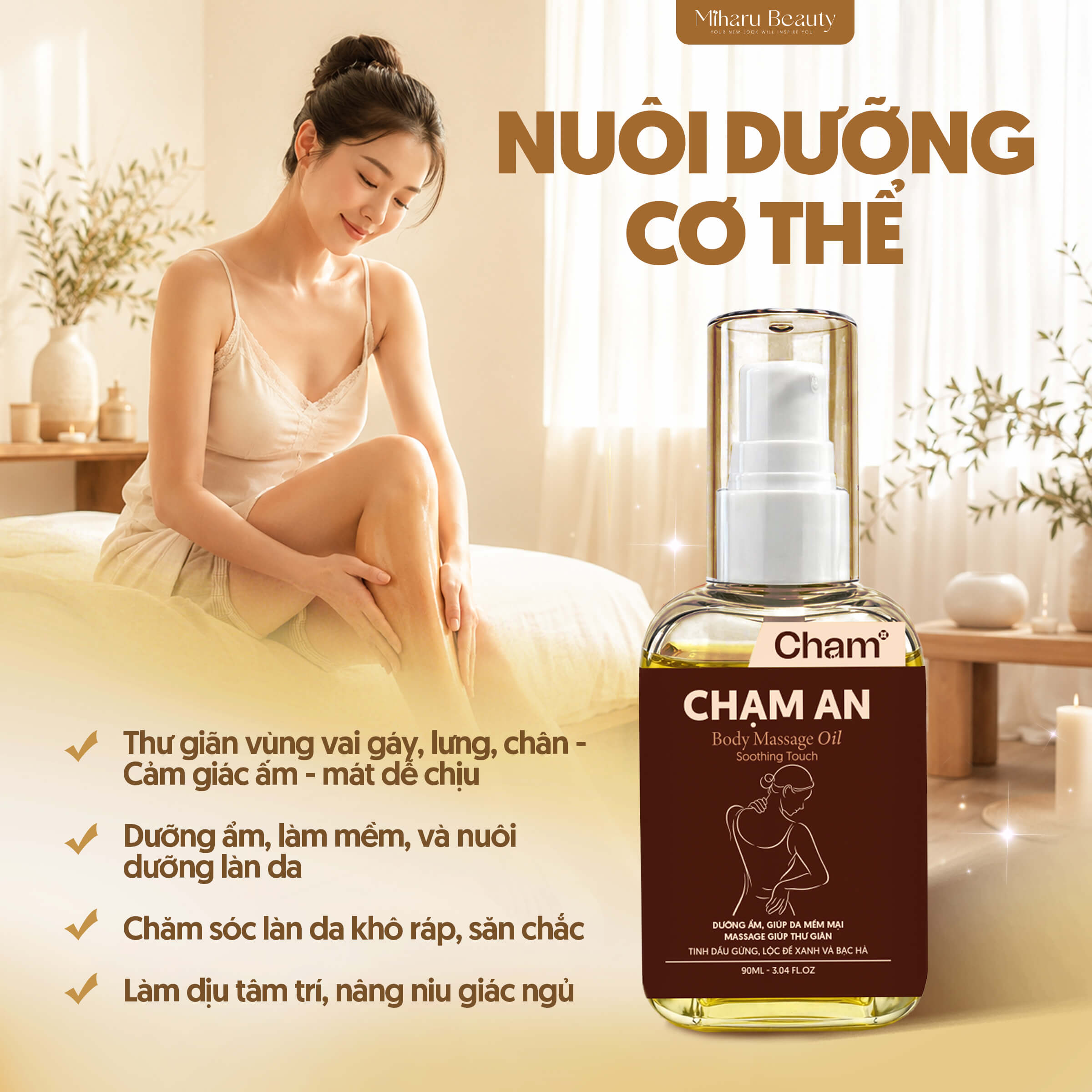 Dầu massage Chạm An