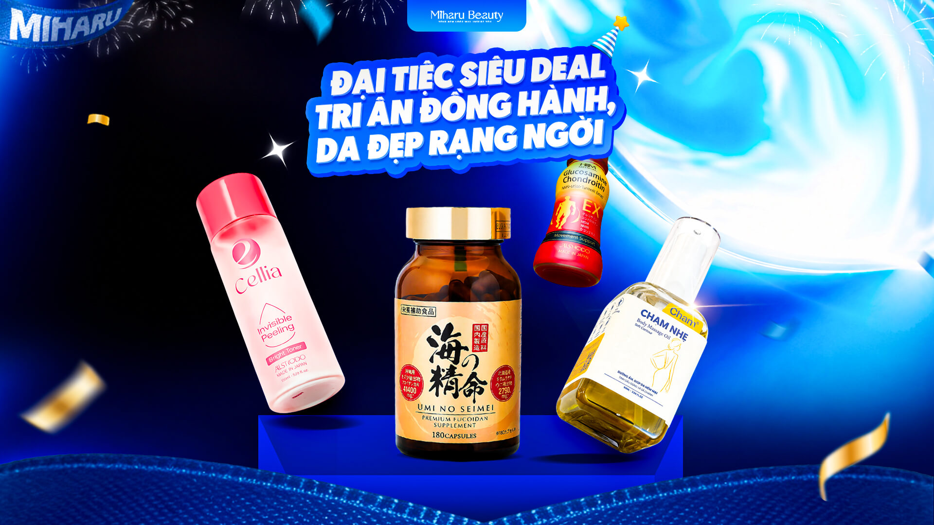 Mừng sinh nhật Miharu Beauty 3 tuổi: Đại tiệc siêu deal – Tri ân đồng hành, da đẹp rạng ngời