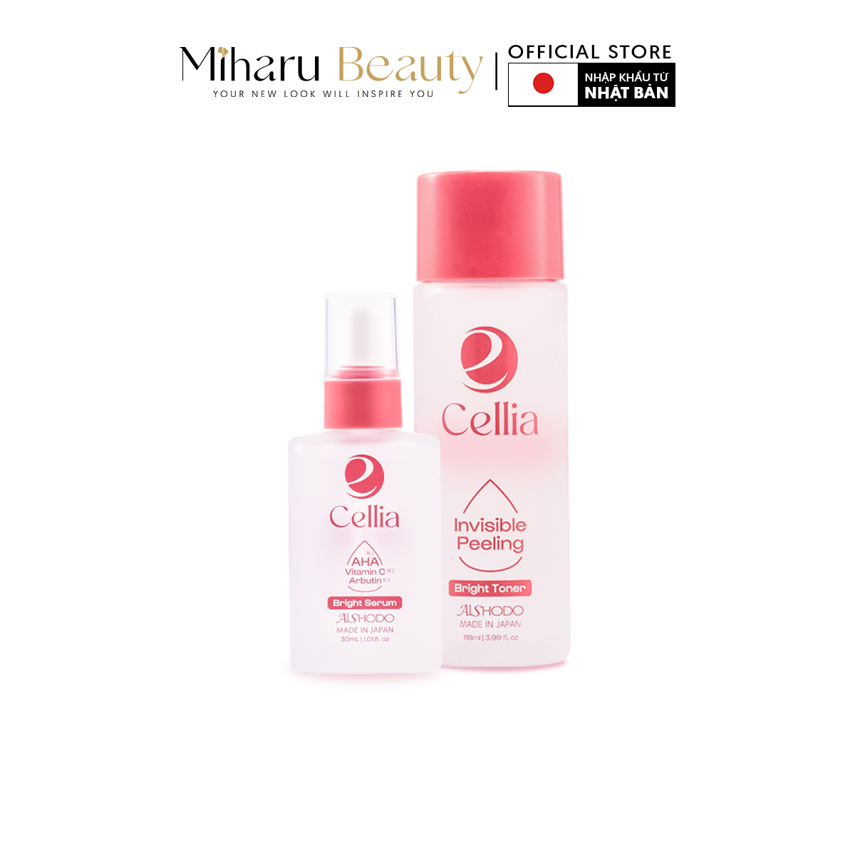 toner, serum cellia